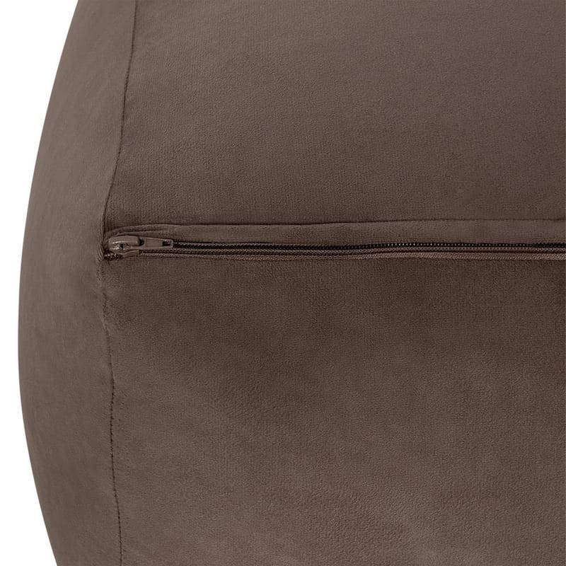 Puff Dareyn - Brun, Beige - Möbler - Stolar & fåtöljer - Pall & puff - Sittpuff