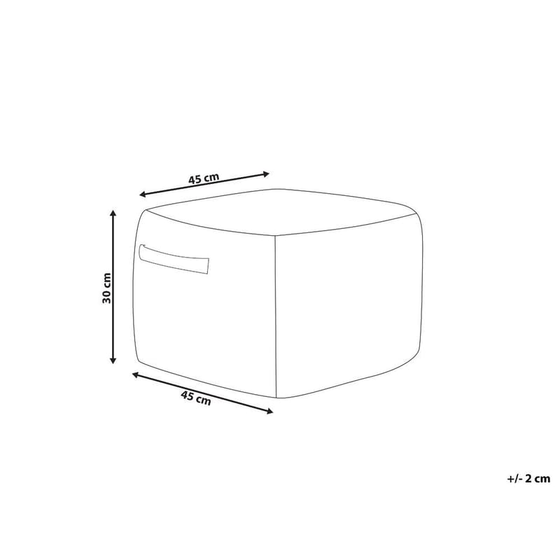 Puff Dhadar - Naturligt, beige - Möbler - Stolar & fåtöljer - Pall & puff - Sittpuff