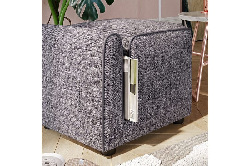 Puff Djarhint Grå - Grå - Möbler - Stolar & fåtöljer - Pall & puff - Sittpuff