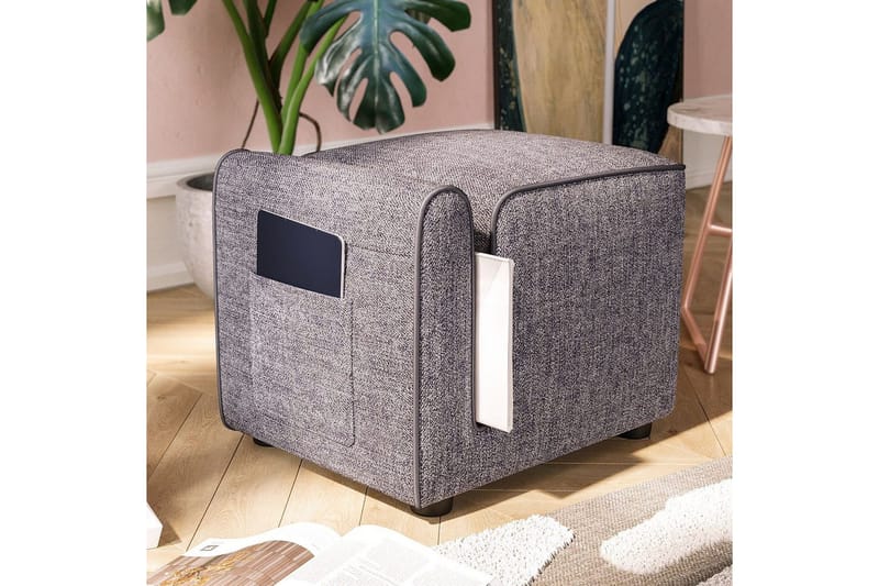 Puff Djarhint Grå - Grå - Möbler - Stolar & fåtöljer - Pall & puff - Sittpuff