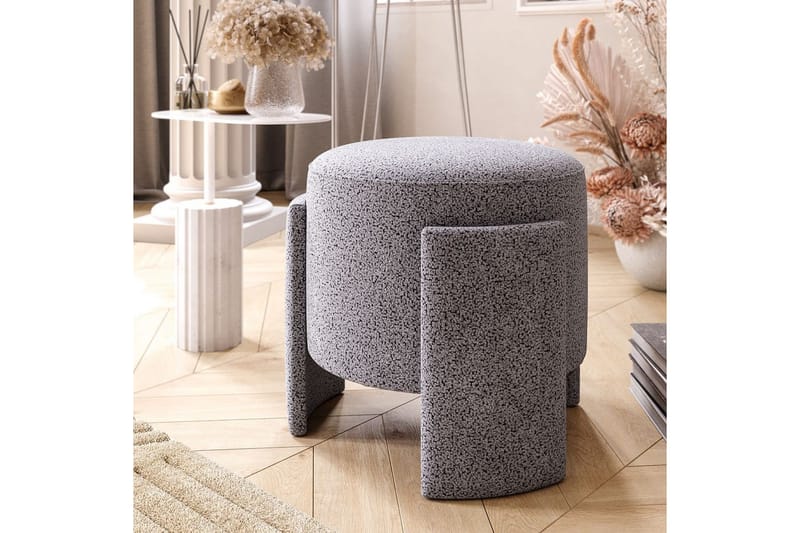 Puff Dorinmont - Taupe - Möbler - Stolar & fåtöljer - Pall & puff - Sittpuff