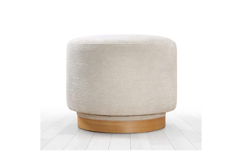 Puff Doroufield Grädde - Grädde - Möbler - Stolar & fåtöljer - Pall & puff - Sittpuff