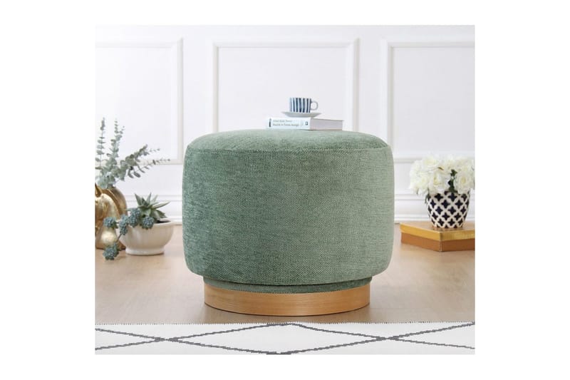 Puff Doroufield Grön - Grön - Möbler - Stolar & fåtöljer - Pall & puff - Sittpuff