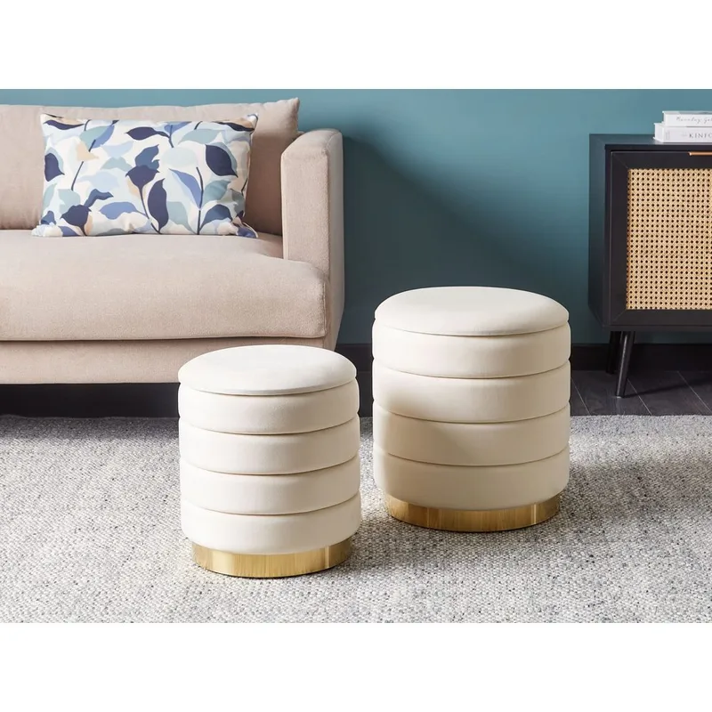 Puff Garland 2-pack - Möbler - Stolar & fåtöljer - Pall & puff - Sittpuff