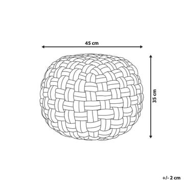 Puff Hopa - Röd - Möbler - Stolar & fåtöljer - Pall & puff - Sittpuff