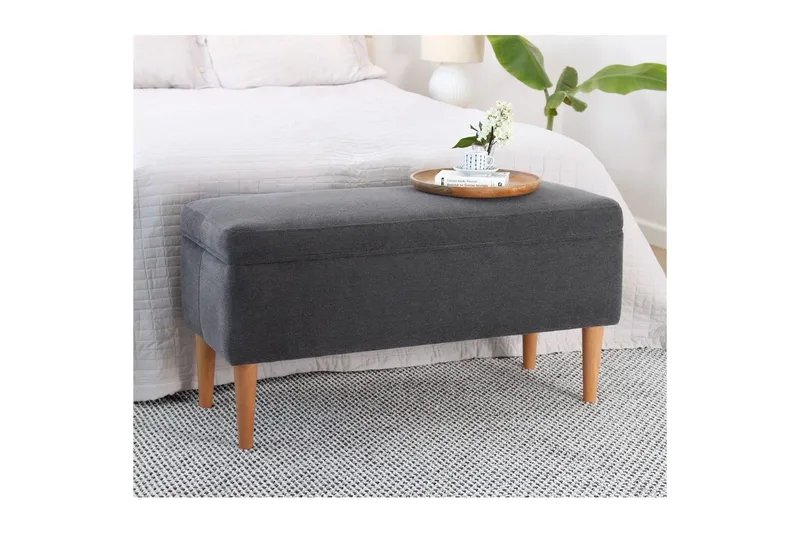 Puff Iralton Grå - Grå - Möbler - Stolar & fåtöljer - Pall & puff - Sittpuff