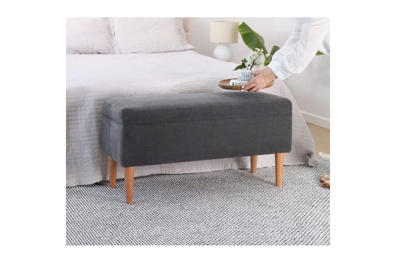 Puff Iralton Grå - Grå - Möbler - Stolar & fåtöljer - Pall & puff - Sittpuff