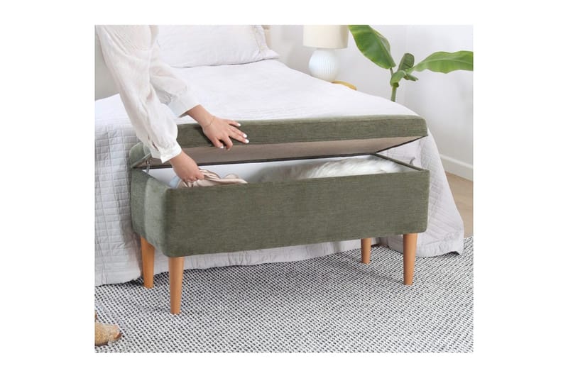 Puff Iralton Grön - Grön - Möbler - Stolar & fåtöljer - Pall & puff - Sittpuff