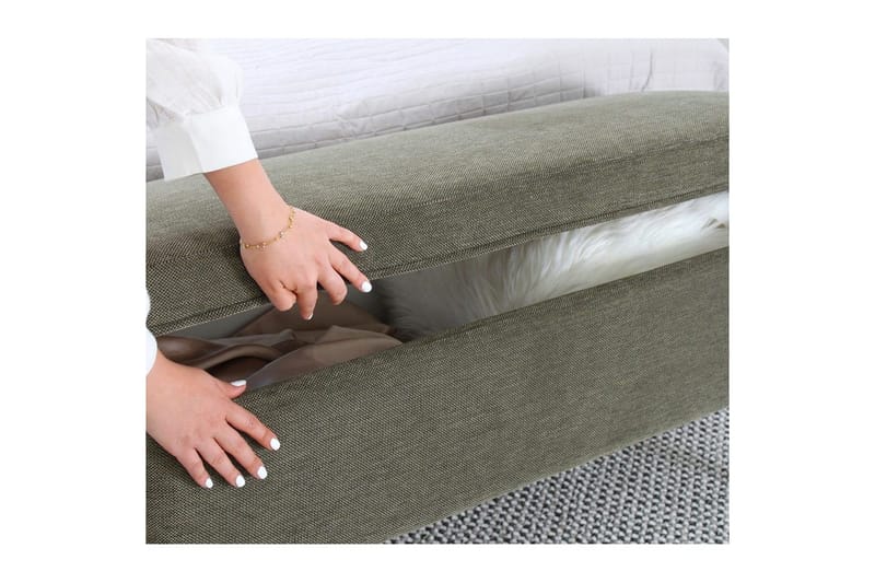 Puff Iralton Grön - Grön - Möbler - Stolar & fåtöljer - Pall & puff - Sittpuff