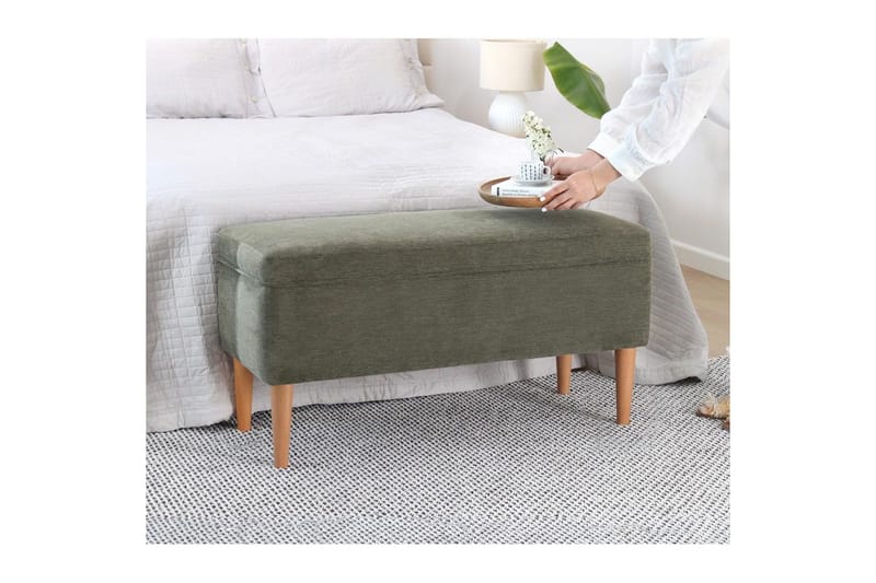 Puff Iralton Grön - Grön - Möbler - Stolar & fåtöljer - Pall & puff - Sittpuff