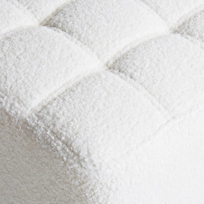 Puff Kansas - Vit - Möbler - Stolar & fåtöljer - Pall & puff - Sittpuff