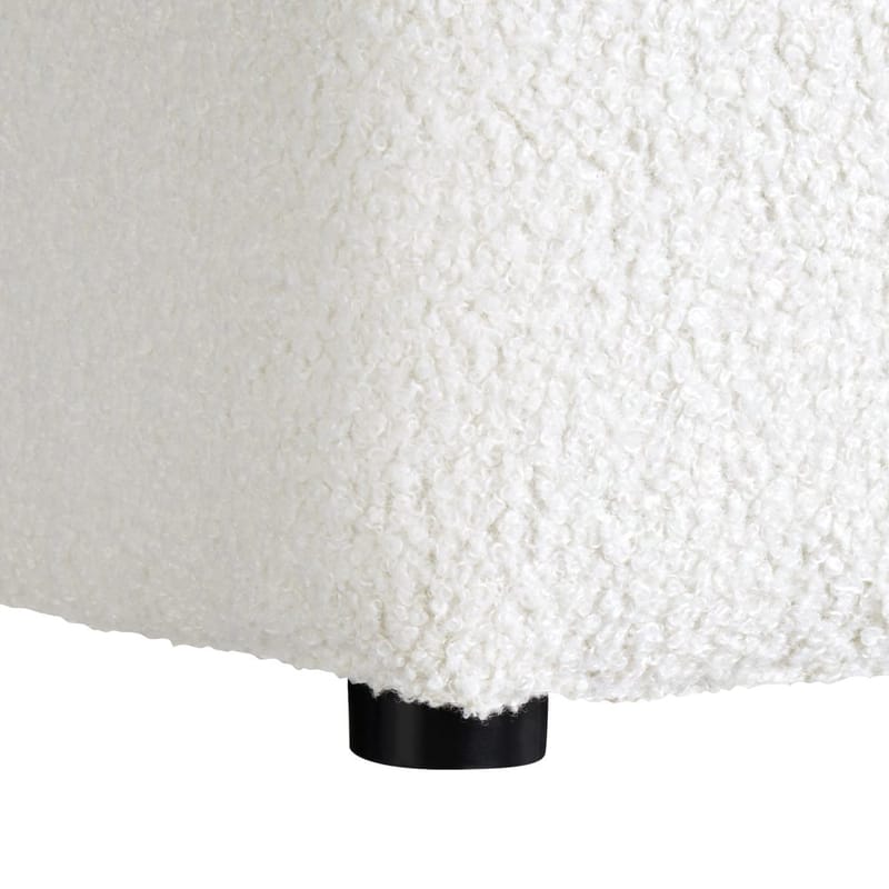 Puff Kansas - Vit - Möbler - Stolar & fåtöljer - Pall & puff - Sittpuff