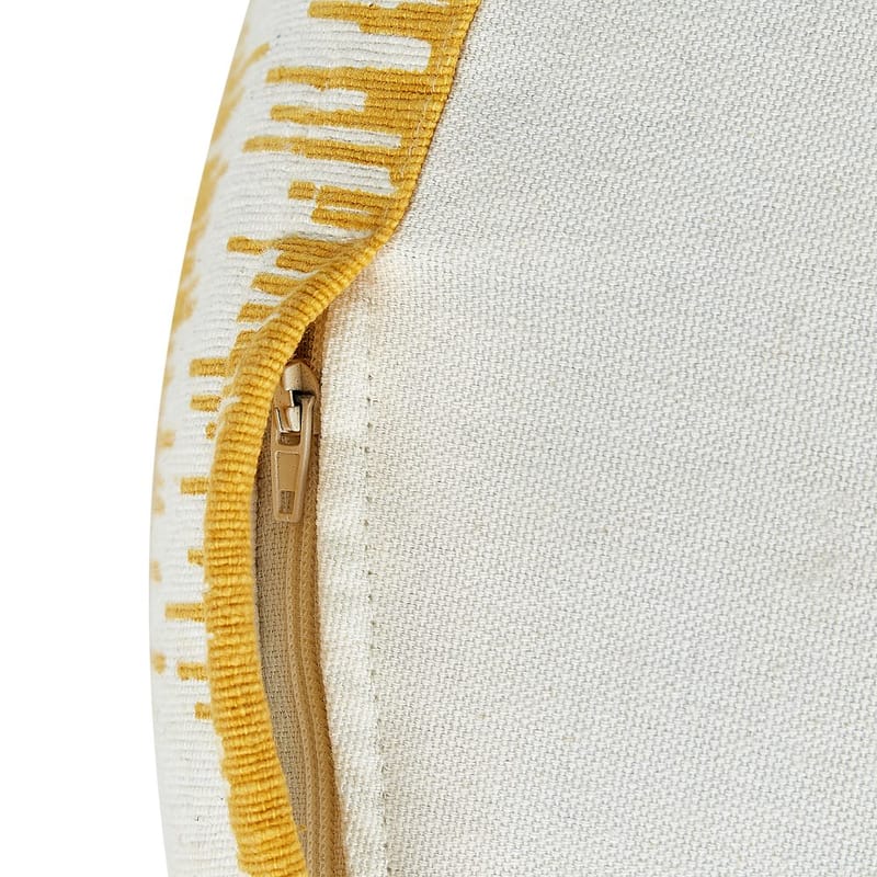 Puff Kawai - Gul, Vit - Möbler - Stolar & fåtöljer - Pall & puff - Sittpuff