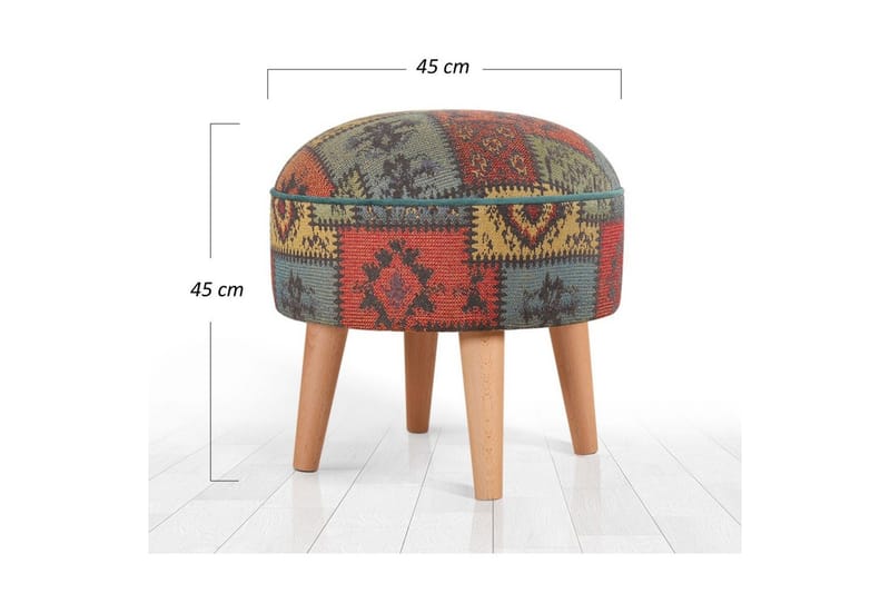 Puff Keliorbury Grön - Grön - Möbler - Stolar & fåtöljer - Pall & puff - Sittpuff