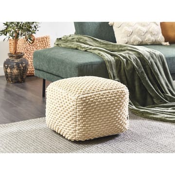 Puff Kingri - Beige - Möbler - Stolar & fåtöljer - Pall & puff - Sittpuff