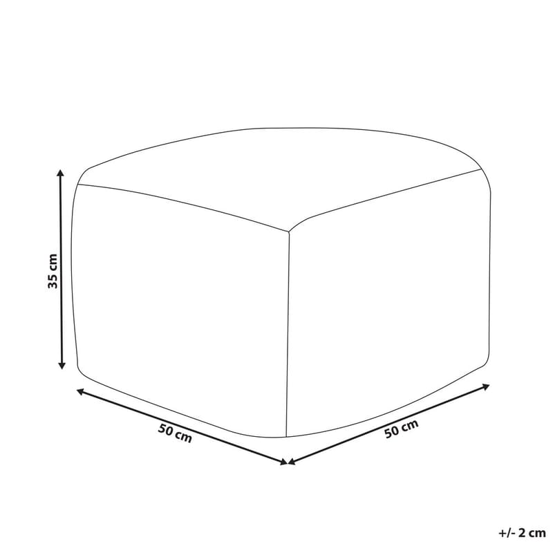 Puff Kingri - Beige - Möbler - Stolar & fåtöljer - Pall & puff - Sittpuff