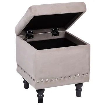 Puff Loretto - Beige - Möbler - Stolar & fåtöljer - Pall & puff - Sittpuff