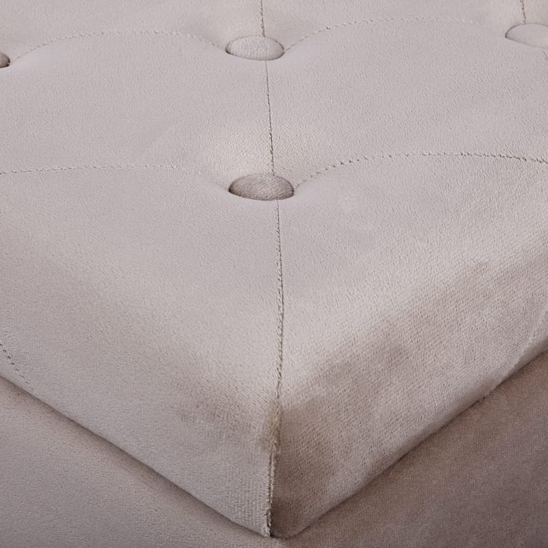 Puff Loretto - Beige - Möbler - Stolar & fåtöljer - Pall & puff - Sittpuff