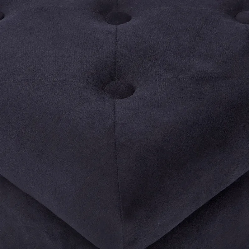 Puff Loretto - Svart - Möbler - Stolar & fåtöljer - Pall & puff - Sittpuff