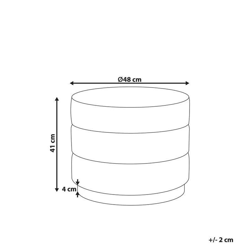 Puff Louin - Beige - Möbler - Stolar & fåtöljer - Pall & puff - Sittpuff