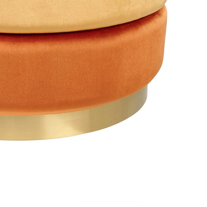 Puff Louin - Orange - Möbler - Stolar & fåtöljer - Pall & puff - Sittpuff