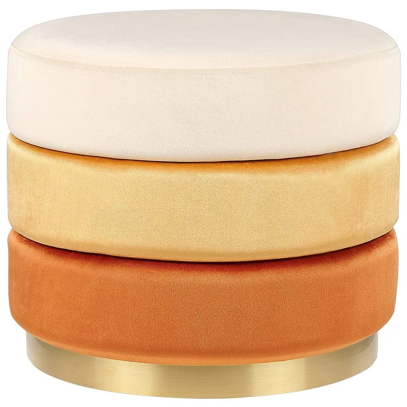 Puff Louin - Orange - Möbler - Stolar & fåtöljer - Pall & puff - Sittpuff