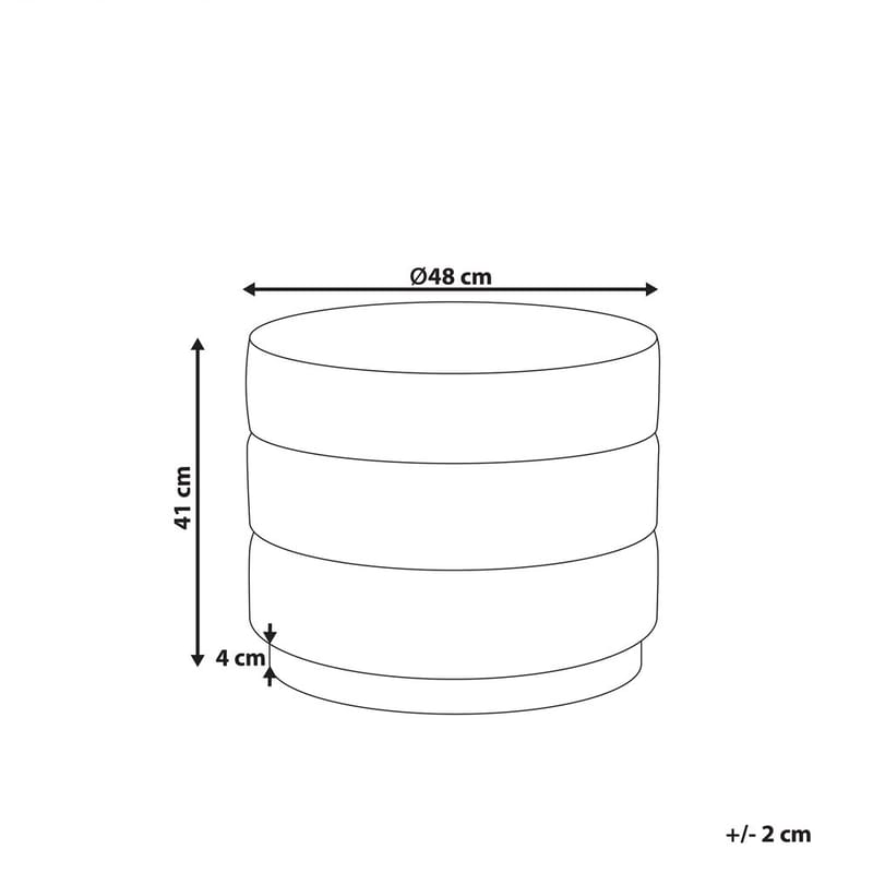 Puff Louin - Rosa - Möbler - Stolar & fåtöljer - Pall & puff - Sittpuff