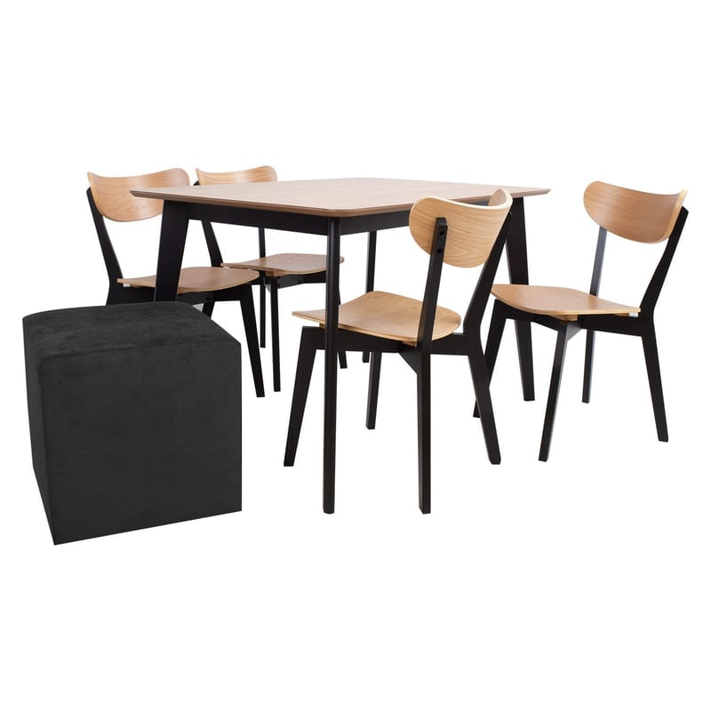 Puff Lyn - Svart - Möbler - Stolar & fåtöljer - Pall & puff - Sittpuff