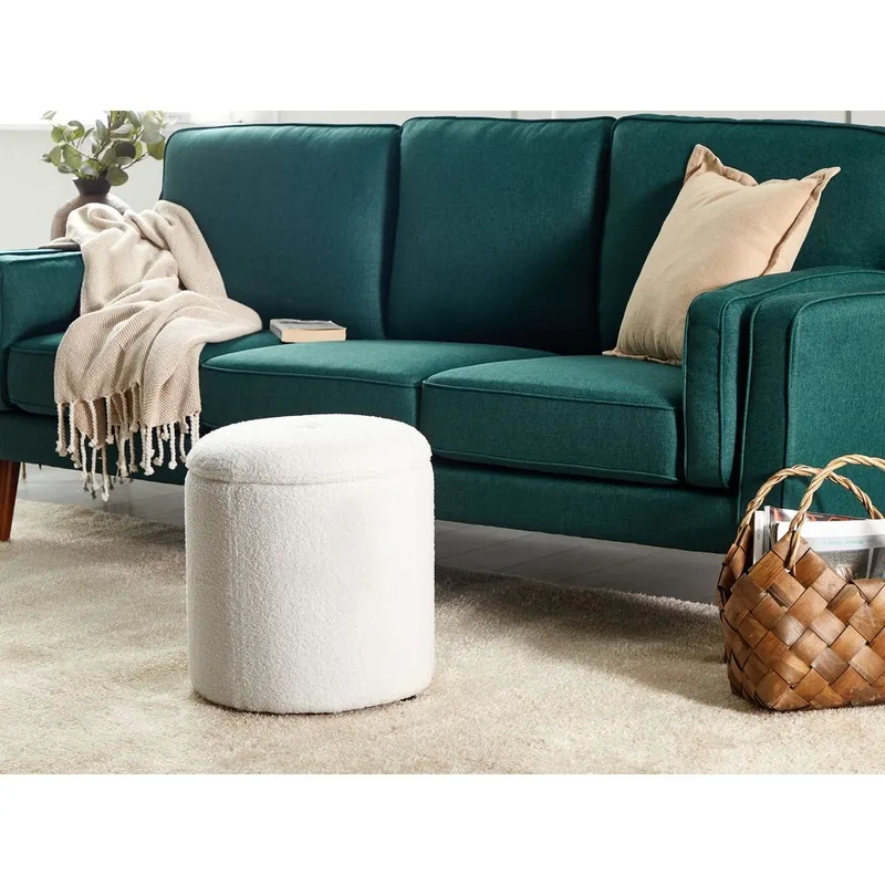 Puff Maryland - Vit - Möbler - Stolar & fåtöljer - Pall & puff - Sittpuff