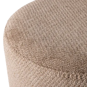 Puff med snurrfot Islen 39 cm Rund - Brun - Möbler - Stolar & fåtöljer - Pall & puff - Sittpuff