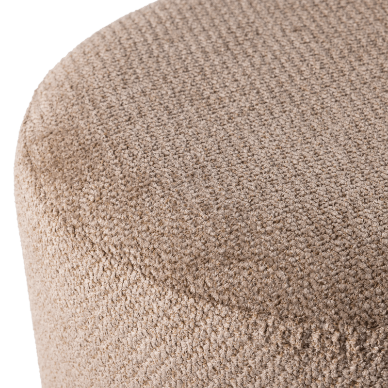 Puff med snurrfot Islen 39 cm Rund - Brun - Möbler - Stolar & fåtöljer - Pall & puff - Sittpuff