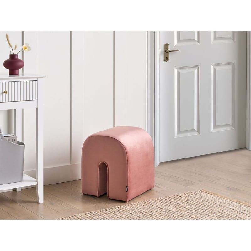 Puff Modoc - Rosa - Möbler - Stolar & fåtöljer - Pall & puff - Sittpuff