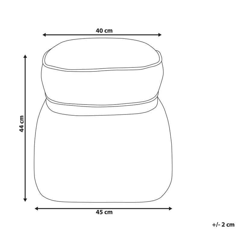 Puff Monterey - Möbler - Stolar & fåtöljer - Pall & puff - Sittpuff