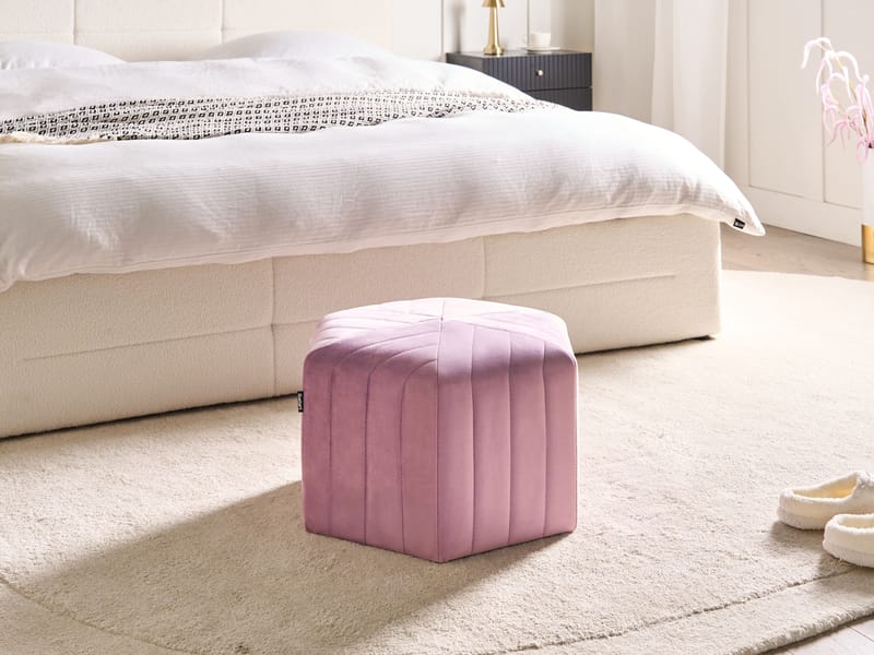 Puff Murietta - Ljusviolett - Möbler - Stolar & fåtöljer - Pall & puff - Sittpuff