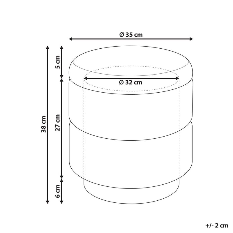 Puff Ogden - Möbler - Stolar & fåtöljer - Pall & puff - Sittpuff