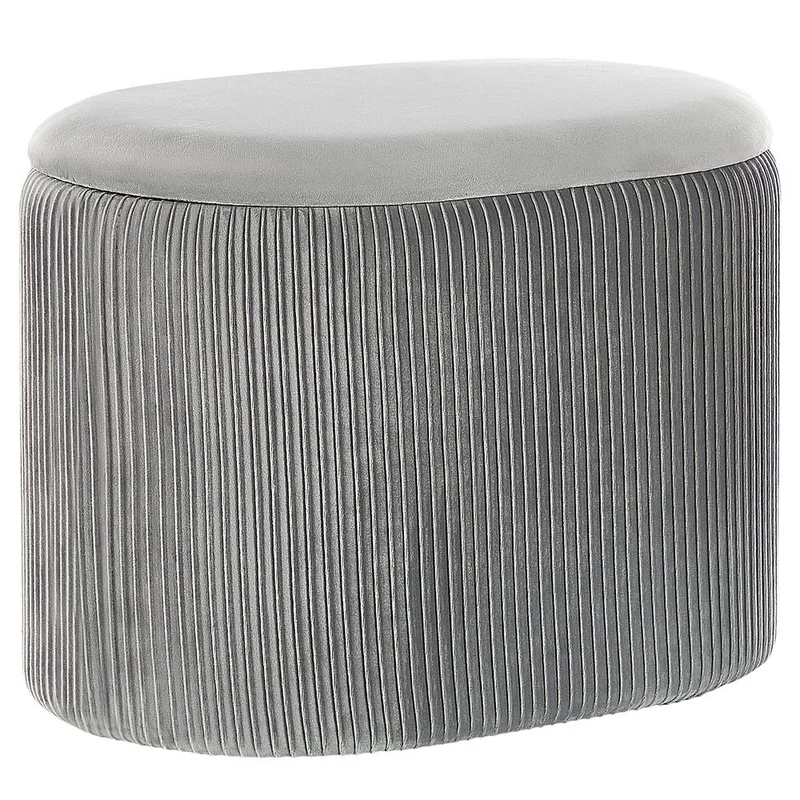 Puff Richland - Grå - Möbler - Stolar & fåtöljer - Pall & puff - Sittpuff