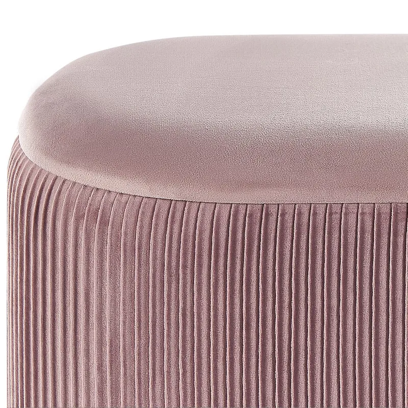 Puff Richland - Rosa - Möbler - Stolar & fåtöljer - Pall & puff - Sittpuff