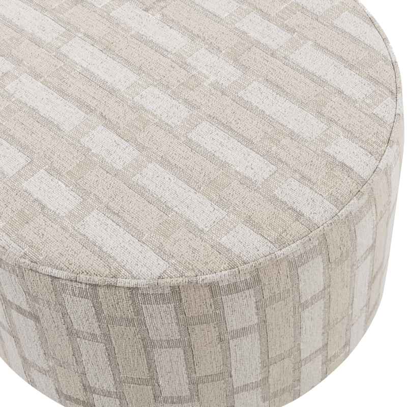 Puff Sarli 60 cm Rund - Natur/Beige - Möbler - Stolar & fåtöljer - Pall & puff - Sittpuff