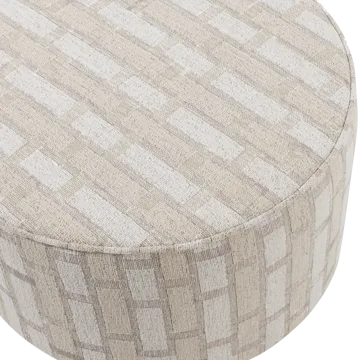 Puff Sarli 60 cm Rund - Natur/Beige - Möbler - Stolar & fåtöljer - Pall & puff - Sittpuff