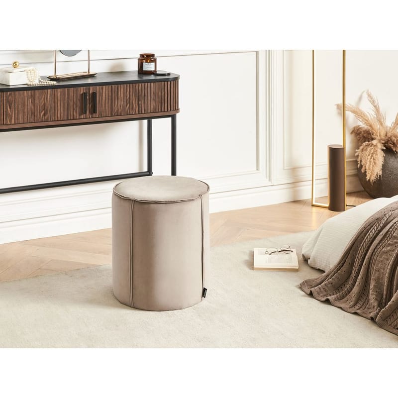 Puff Sedona - Taupe - Möbler - Stolar & fåtöljer - Pall & puff - Sittpuff