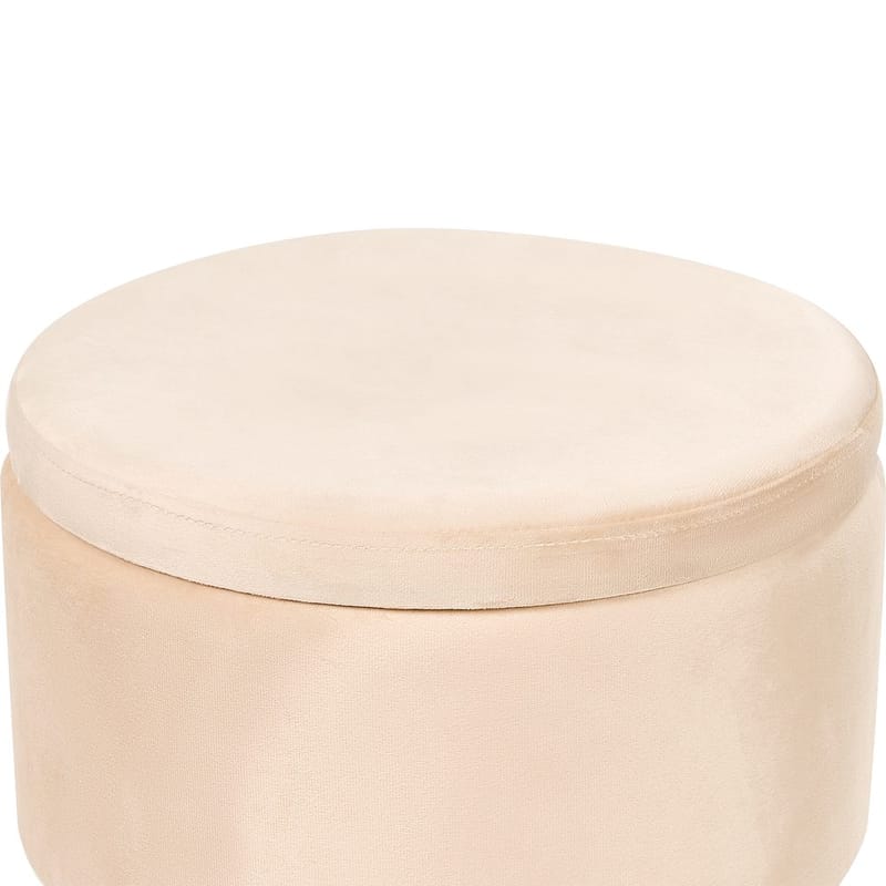 Puff Silas - Beige, guld - Möbler - Stolar & fåtöljer - Pall & puff - Sittpuff