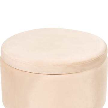 Puff Silas - Beige, guld - Möbler - Stolar & fåtöljer - Pall & puff - Sittpuff