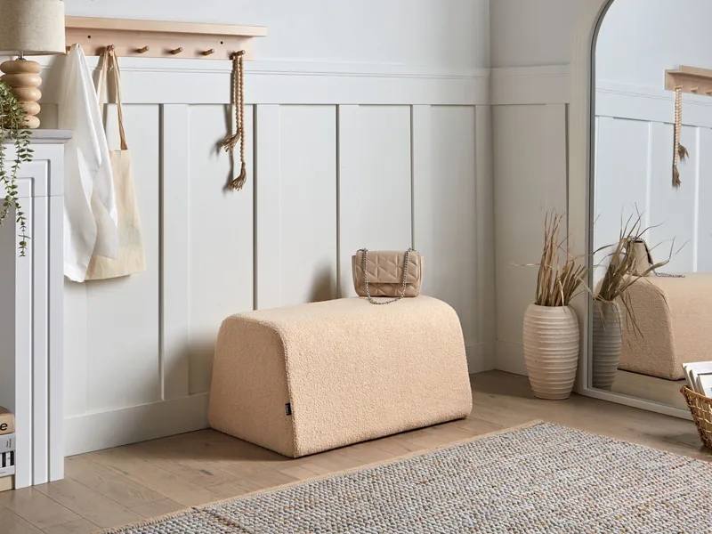 Puff Sinclair - Beige - Möbler - Stolar & fåtöljer - Pall & puff - Sittpuff
