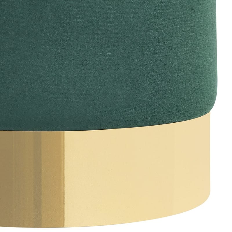Puff Sophia - Grönt, guld - Möbler - Stolar & fåtöljer - Pall & puff - Sittpuff