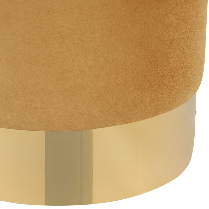Puff Sophia - Gul, Guld - Möbler - Stolar & fåtöljer - Pall & puff - Sittpuff