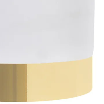 Puff Sophia - Vitt, guld - Möbler - Stolar & fåtöljer - Pall & puff - Sittpuff