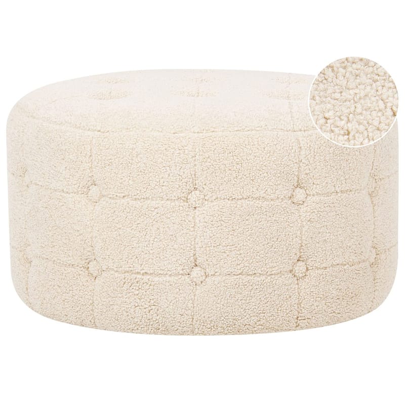 Puff Tampa - Beige - Möbler - Stolar & fåtöljer - Pall & puff - Sittpuff