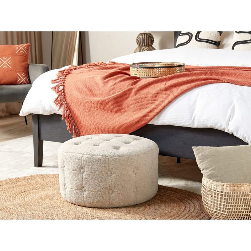 Puff Tampa - Beige - Möbler - Stolar & fåtöljer - Pall & puff - Sittpuff