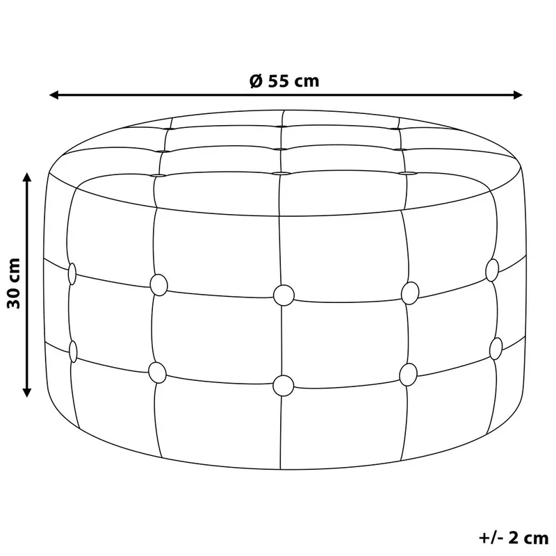 Puff Tampa - Svart - Möbler - Stolar & fåtöljer - Pall & puff - Sittpuff