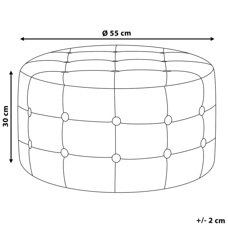 Puff Tampa - Svart - Möbler - Stolar & fåtöljer - Pall & puff - Sittpuff